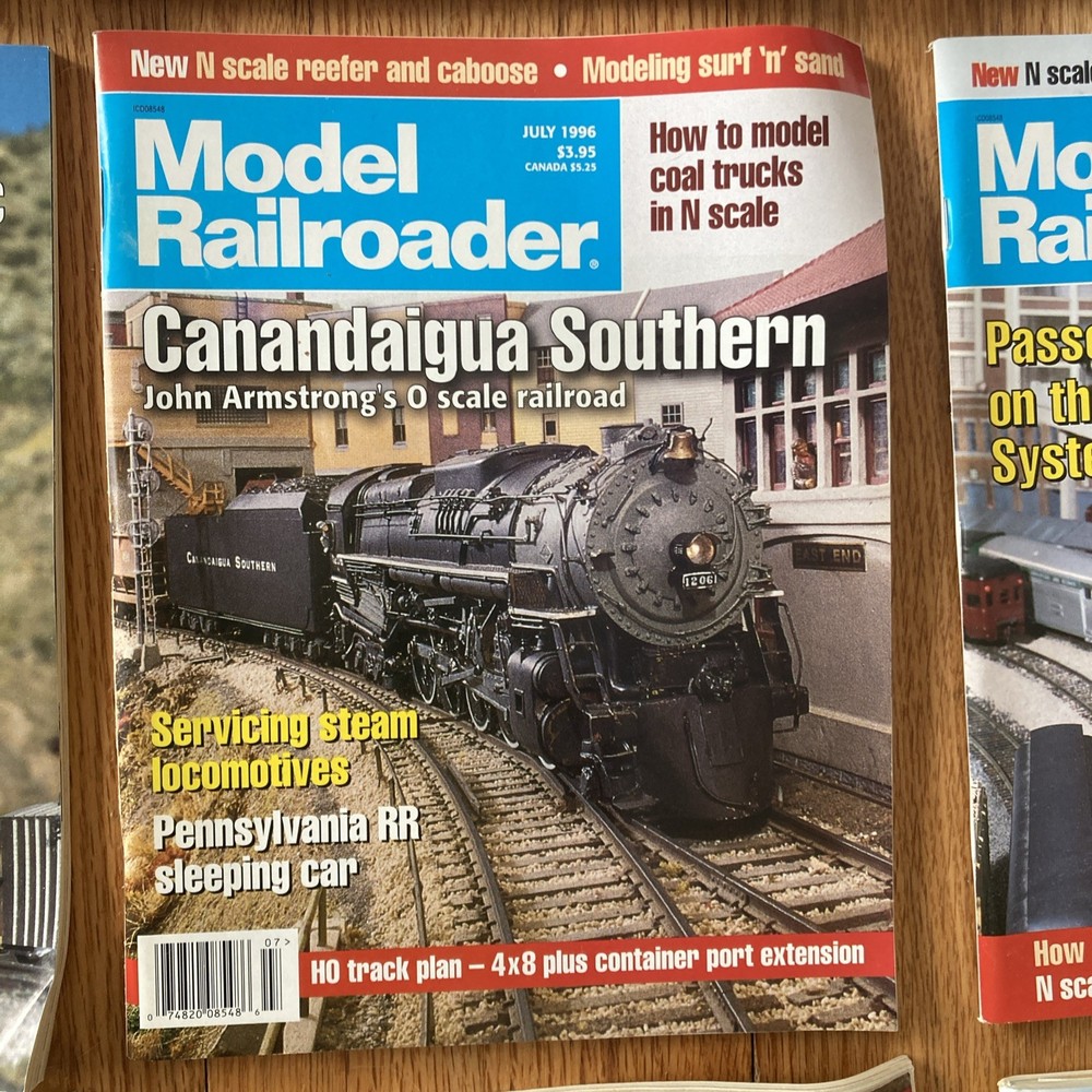 Model Railroader Magazine 1996 - 12 Issues