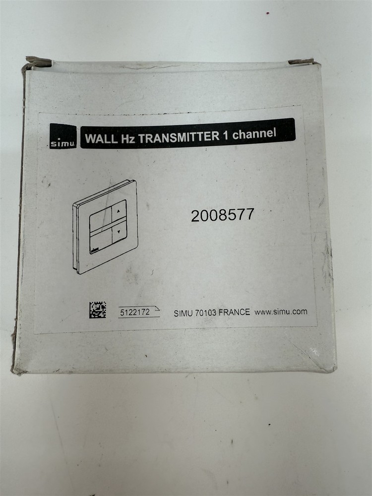 Simu Hz Surface Mounted Wireless Wall Switch, 1 channel (white) 2008577