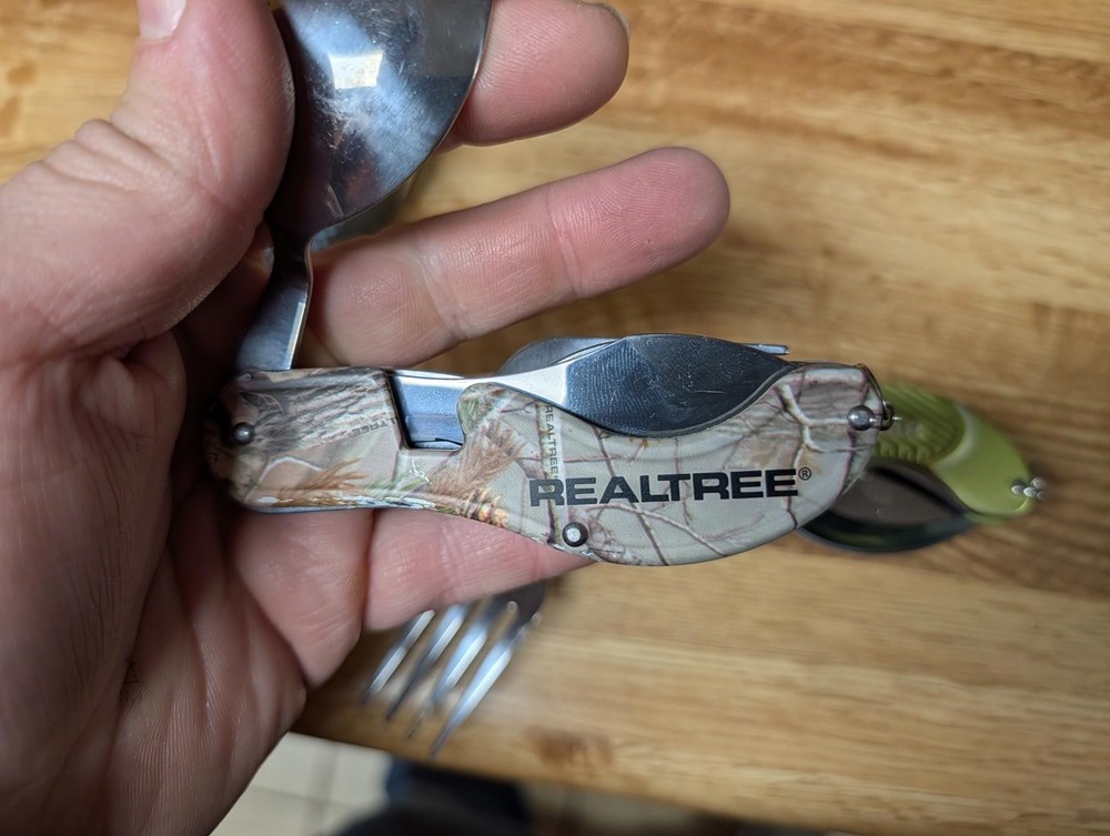 Set of 4 Multi-Tool Camping Utensils