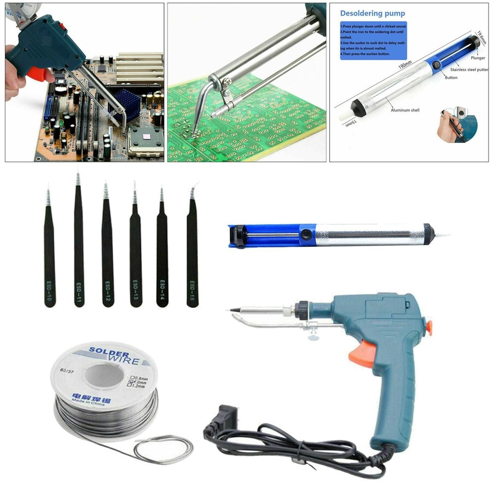 Electric Soldering Iron Temperature  Automatic Feeding