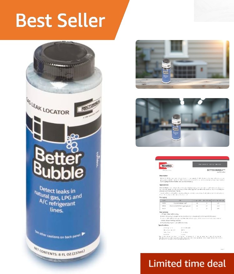 Better Bubble 8 oz. Advanced Leak Detector - Fast-Acting, Biodegradable Solution