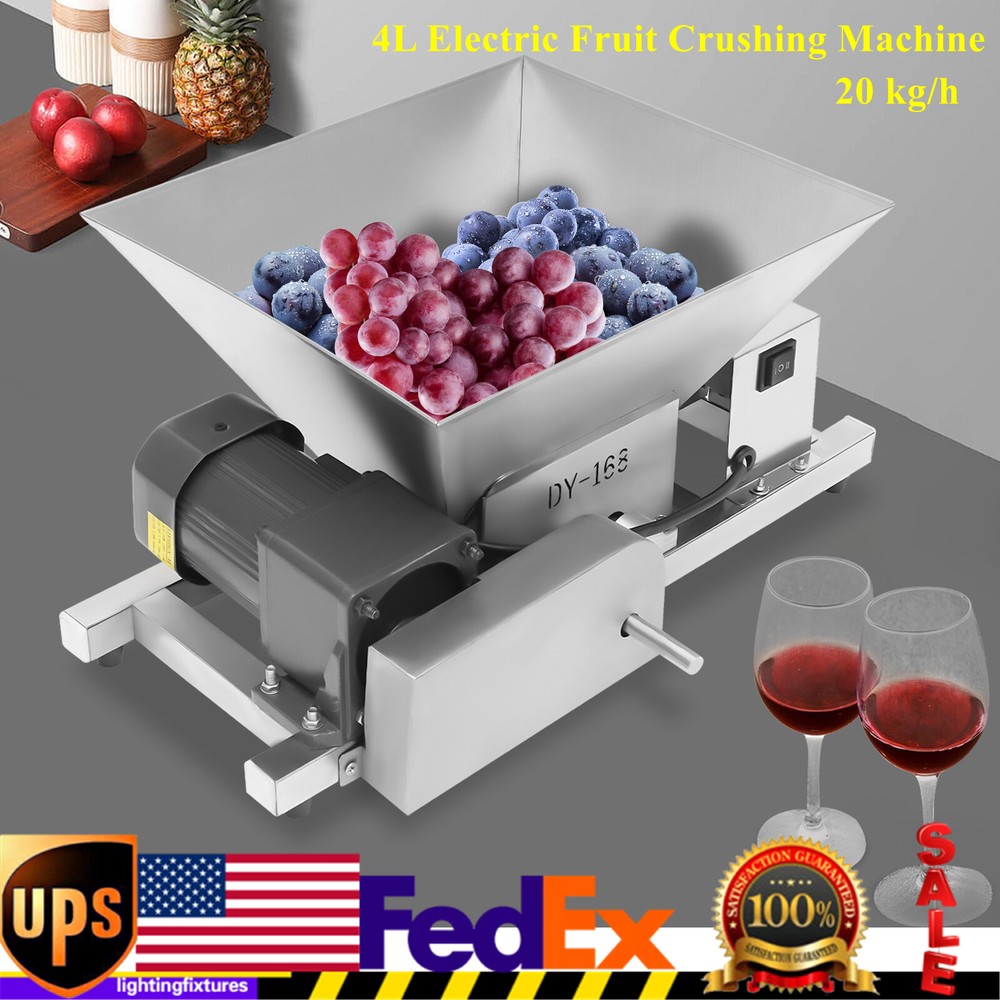 Electric Fruit Crushing Machine Fruit Crusher Fruit Bread Crushing Machine