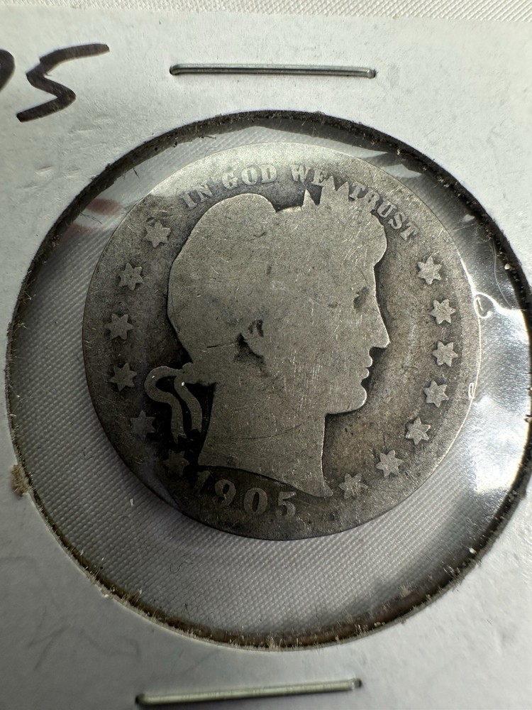 1905 Barber Half Dollar Silver Coin