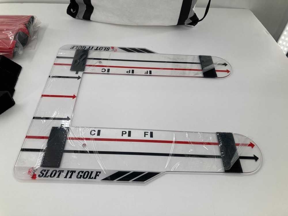 Slot It Golf Swing Trainer Training Adjustment Placement Teaching Aid Complete