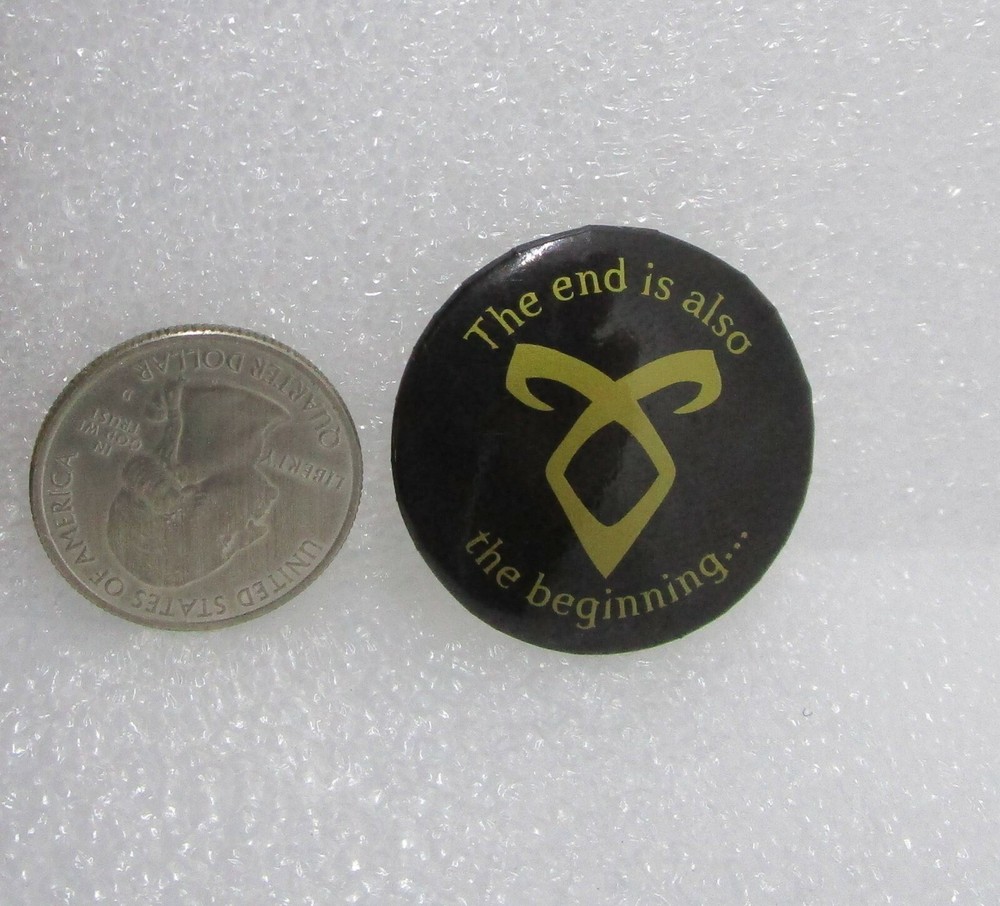 The End Is Also The Beginning Button Pin