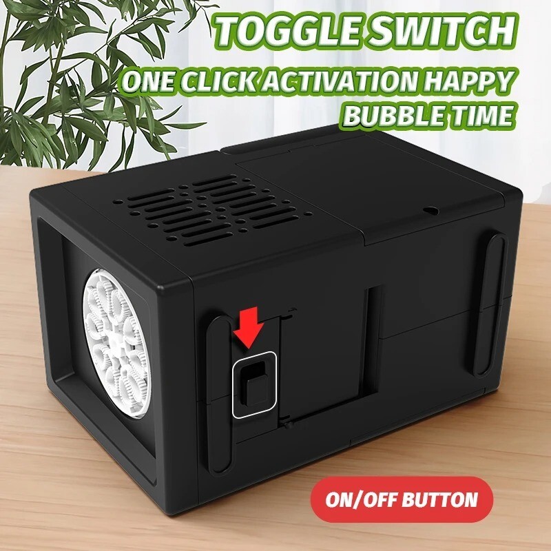 10 Hole Fully Automatic Bubble Blowing Handheld Electric Bubble Machine Toy Outd