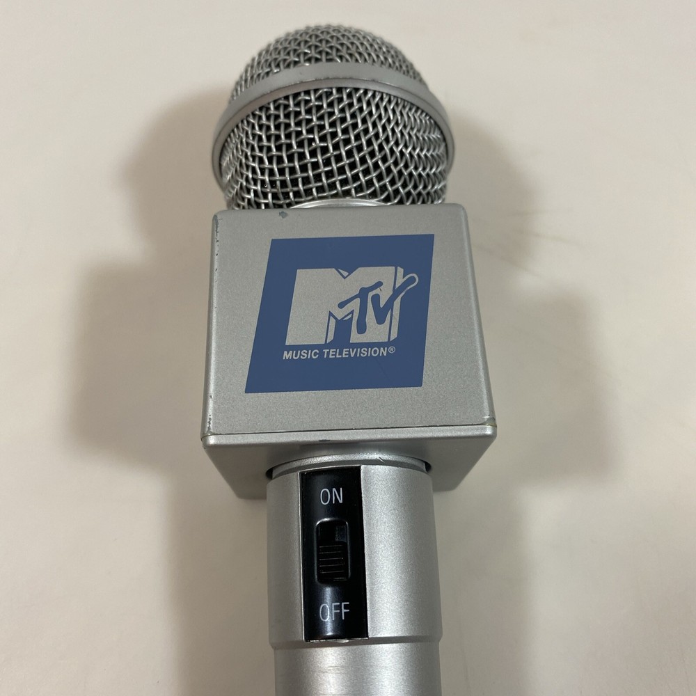 MTV branded Microphone -Wired Dynamic- Karaoke System - 6.3mm 1/4" Jack