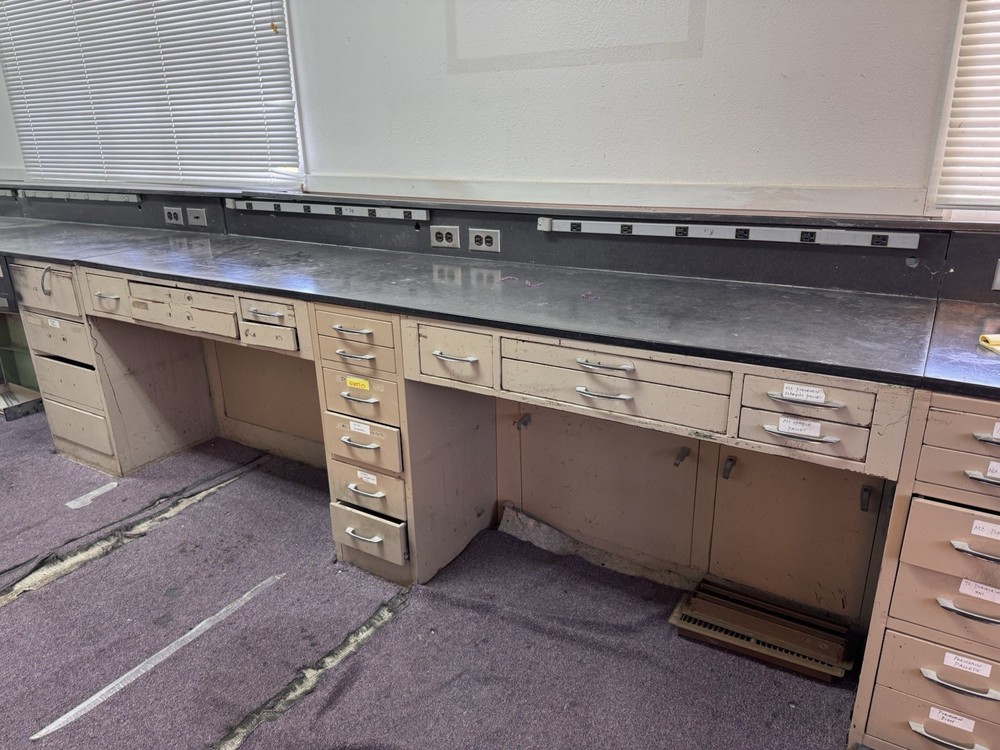 Dental Laboratory Work Benches with Drawers