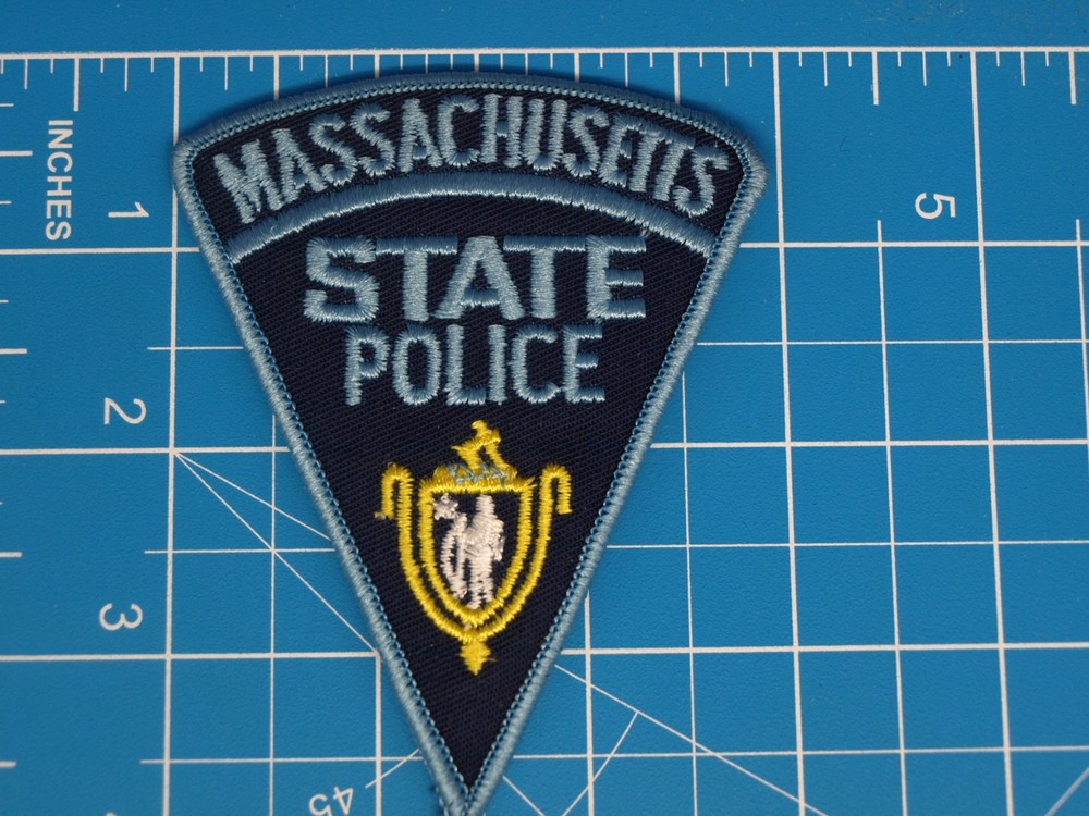 Massachusetts State Police patch small-S
