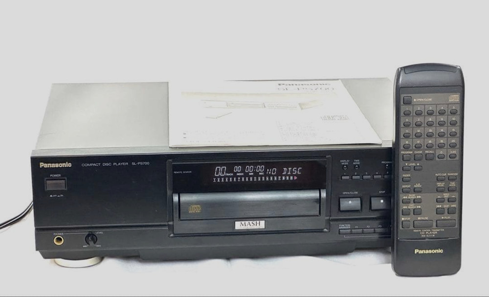 Technics SL-PS700 CD Player MASH 1Bit DAC w/OriginalRemote Manual Fully Works