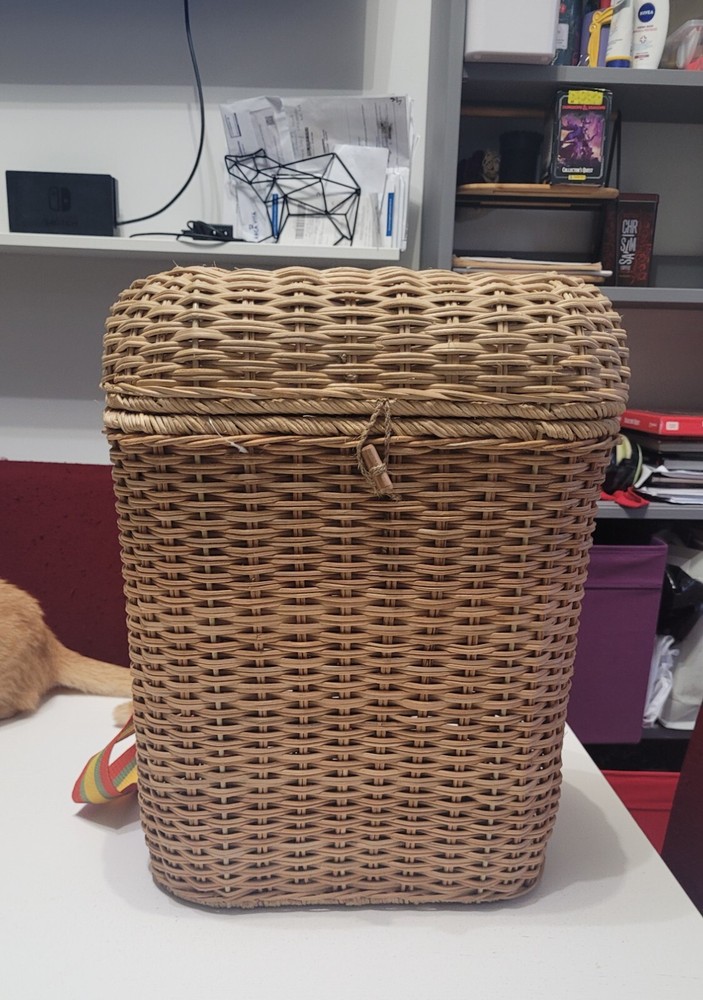 IKEA SOLBLEKT Wicker Backpack Limited Edition Rare 2020