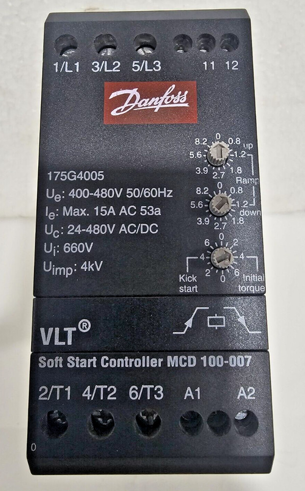 Danfoss 175G4005 VLT Soft Starter Controller MCD 100-007