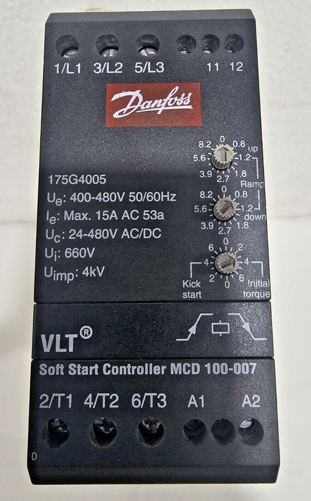 Danfoss 175G4005 VLT Soft Starter Controller MCD 100-007