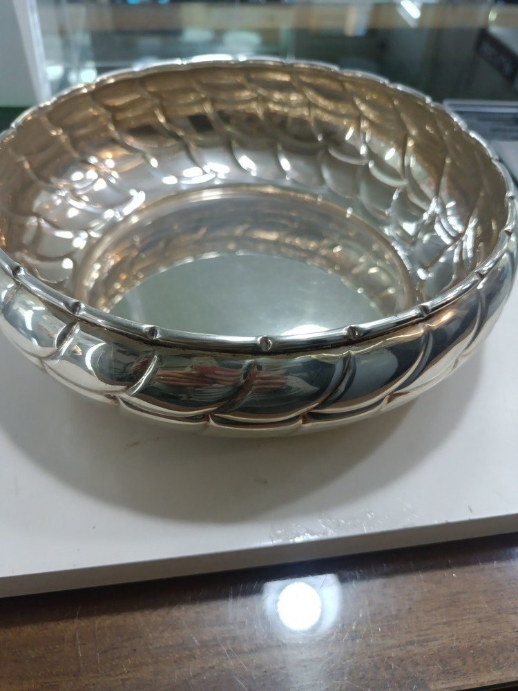 Silver centerpiece size 270 diameter 18 cm
