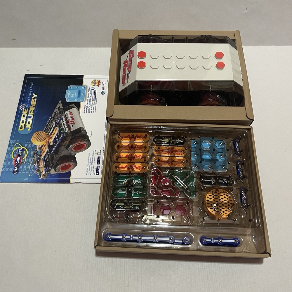 SNAP CIRCUITS SCJ404 SNAP ROVER CODING ROBOTIC CAR - LEARN CODING HAVE STEM FUN