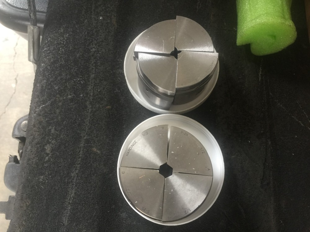 HARDINGE S26 COLLET PADS - DROP DOWN LIST