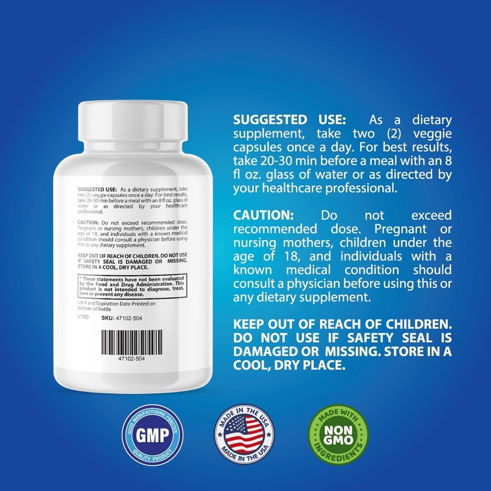 Prostate Vigor- Prostate Support- 2 Bottles- 120 Capsules