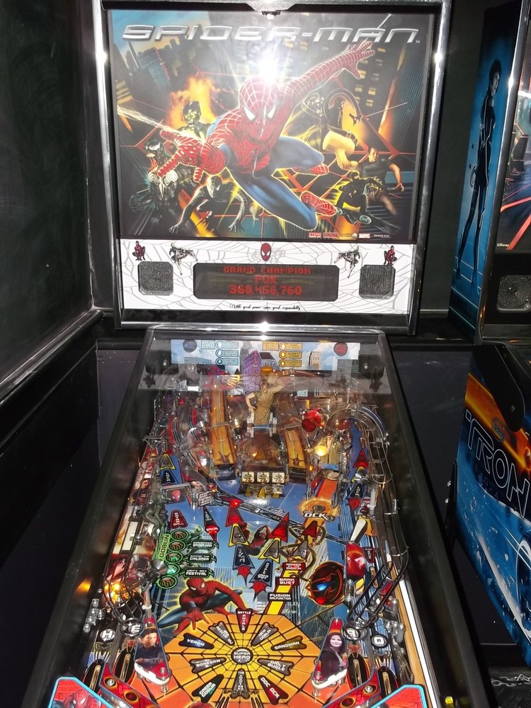 STERN SPIDERMAN PINBALL CUSTOM SPEAKER DISPLAY PANEL ARTWORK MOD MODIFICATION