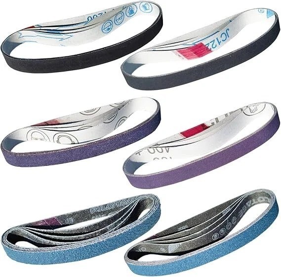 48 Pcs 1/2" x 12" Knife Sharpener Sanding Belts Kit,Replacement for Work Sharp