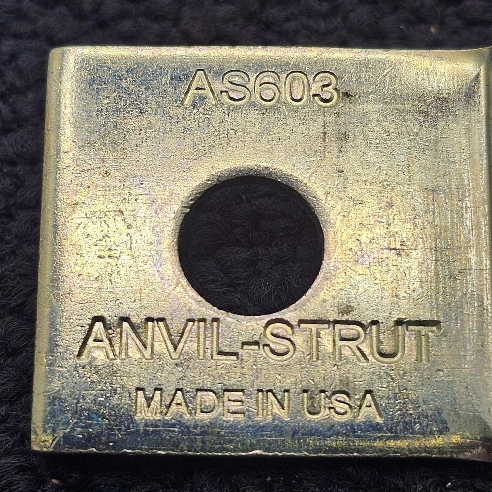 Anvil-Strut AS603 Galvanized Two Hole End Angle Fitting/Connector