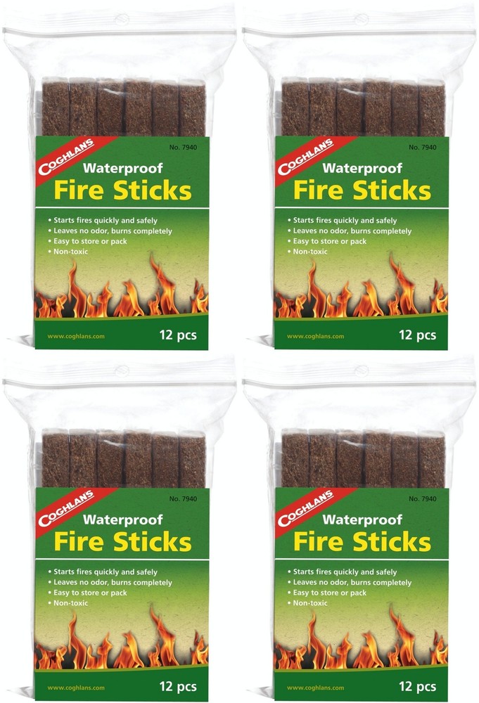 Coghlan's 12-Count Waterproof Fire Sticks (4-Pack)
