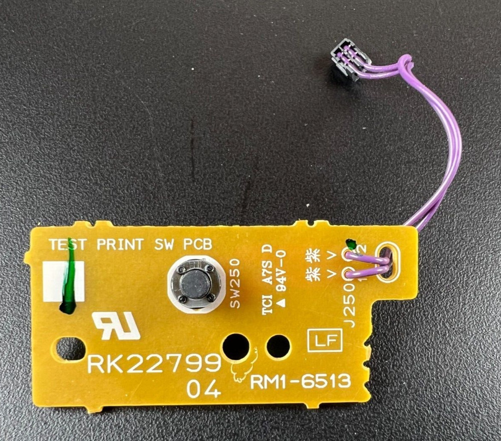 Genuine HP P3015 P3015 Printer Part RM1-6513 Sensor button TEST PRINT SW PCB OEM