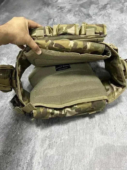 plate carrier double quick release tactical multicam 4-point Multicam 💛💙