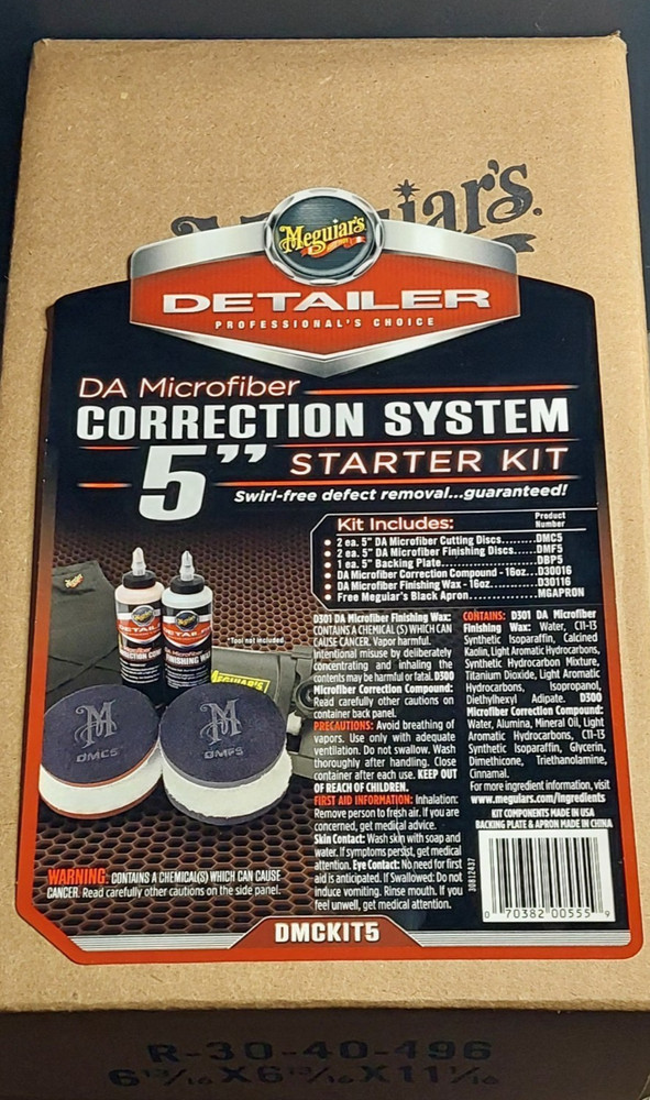 Meguiar's DMCKIT5 DA Microfiber Correction System 5 Inch