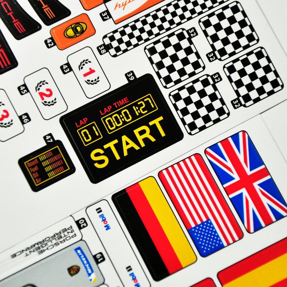 Replacement sticker for set 75912 Precut sticker
