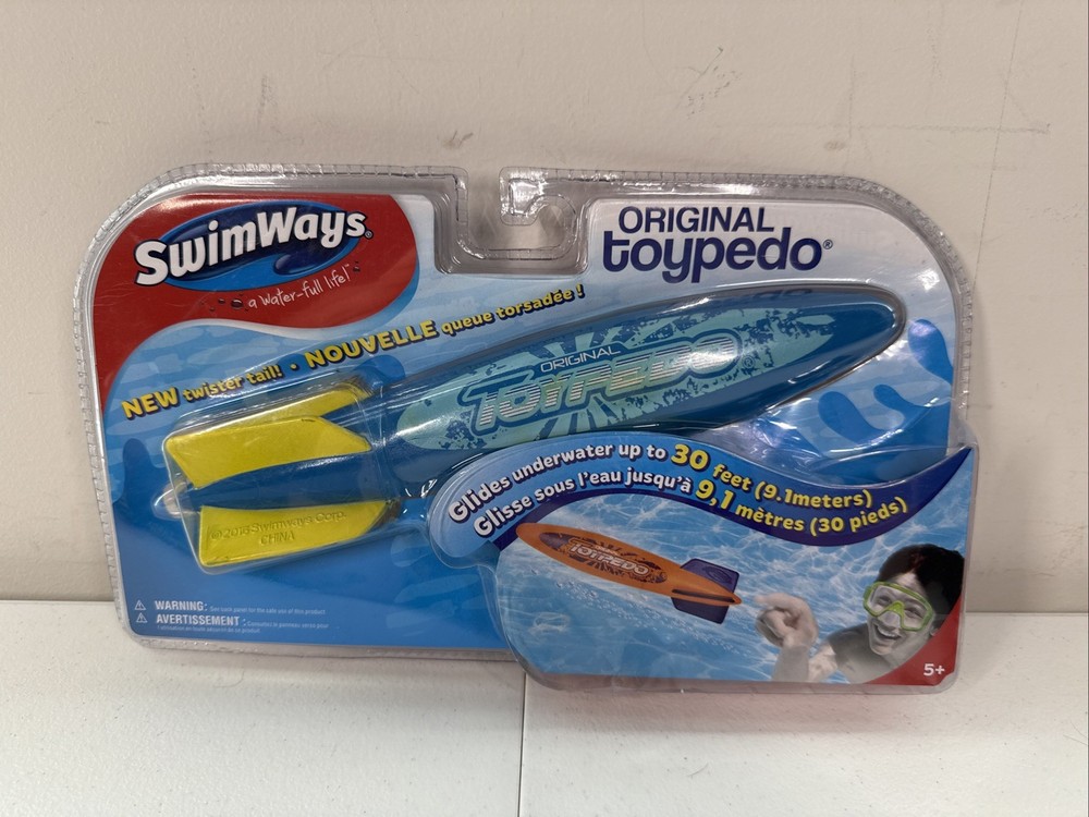 SwimWays Original Toypedo Pool Diving Swim Toy 2016 New Sealed