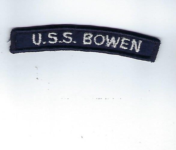USS Bowen, US Navy "Rocker"