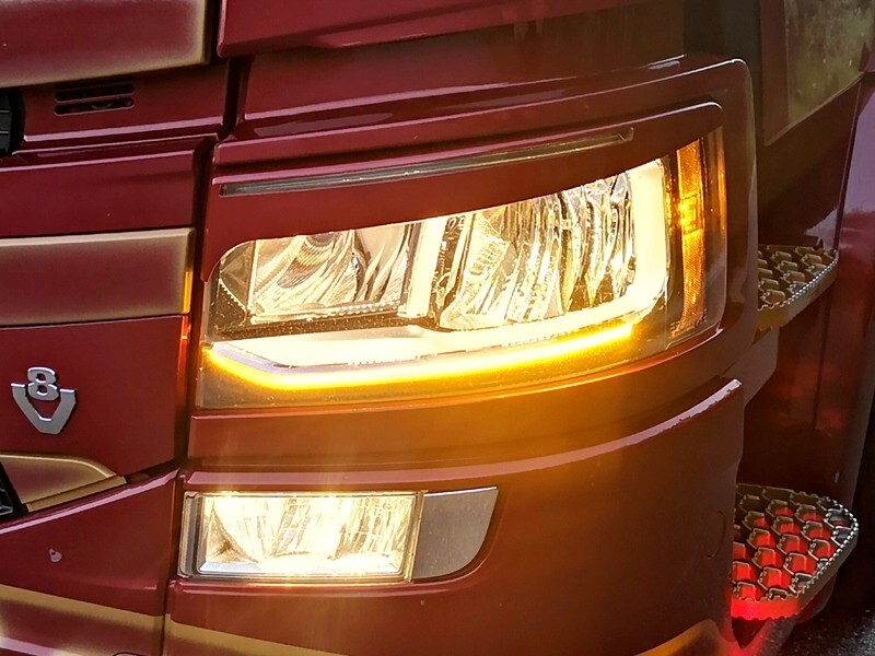 # Evil Eye Headlight Eyebrows for Scania S R 2016+ NextGen ABS Decorations