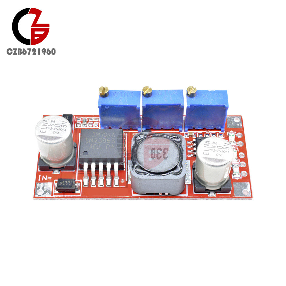 New LM2596 LED Driver DC-DC Step-down Adjustable CC/CV Power Supply Module