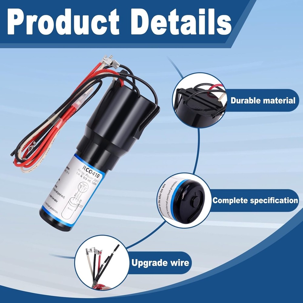 Refrigerator & Freezer Compressor Kit - 115VAC=