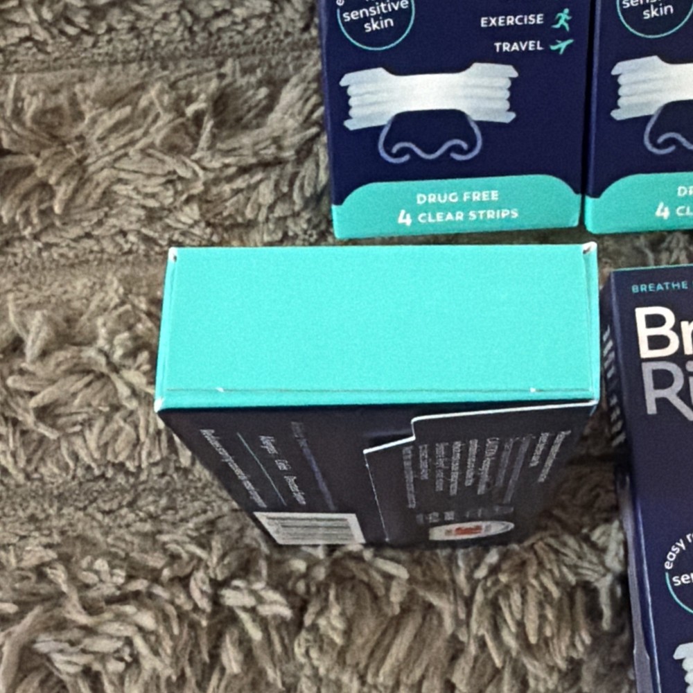 Breathe Right Extra Strength Nasal Strips, 4 Per Pack, Clear - 6 Boxes