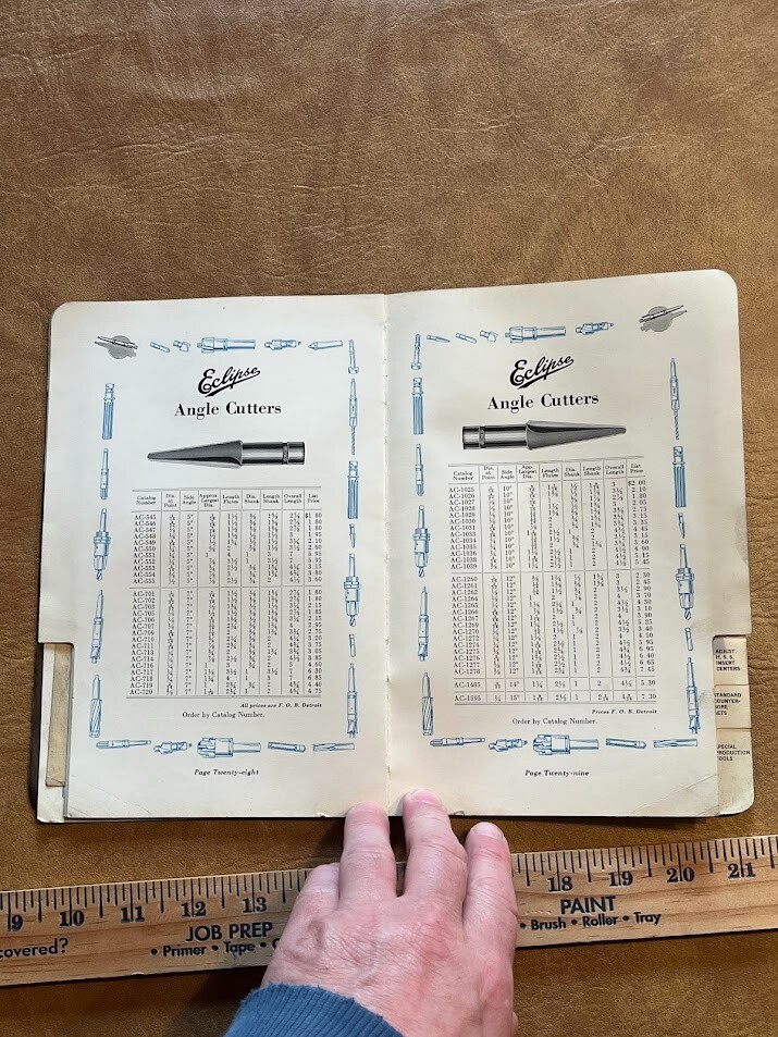 Eclipse Interchangeable High Production Tools Catalog 1928