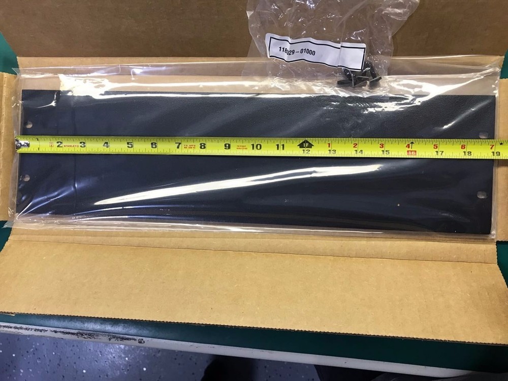 Altex Filler Panel, Black, 19"x5.25"