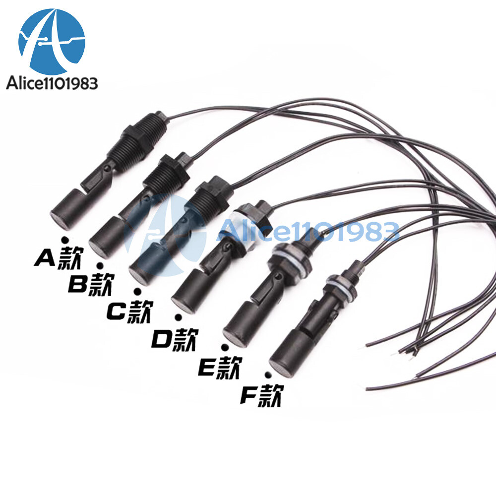 A/B/C/D/E Type Water Level Sensor Horizontal Liquid PP Float Switch For Pool