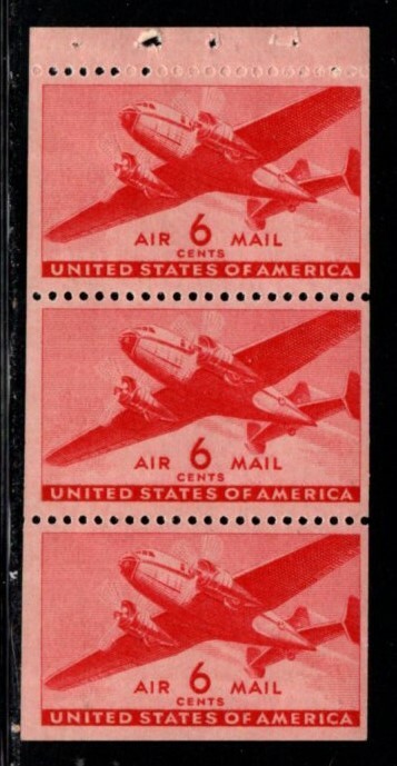 #C25a DC-Skymaster Booklet Pane - MNH