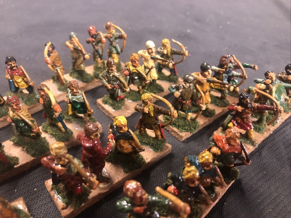 25mm Archers Bowmen 28mm Painted