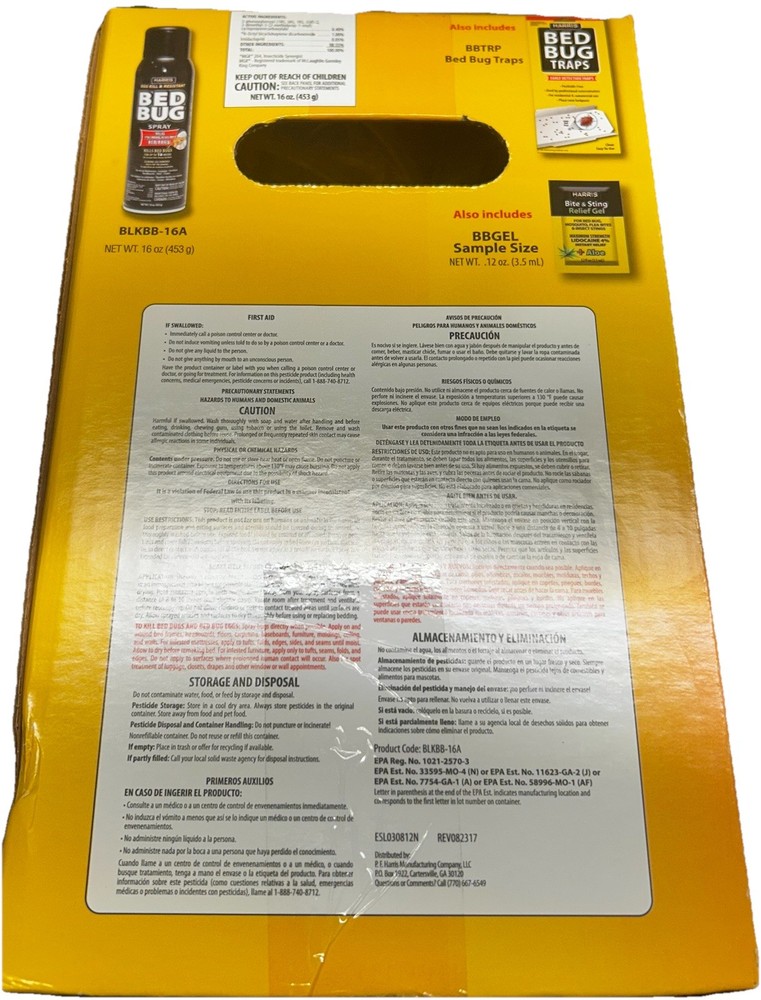 Harris Bed Bug Killer Kit, Kills Bed Bugs & Eggs Complete Treatment System