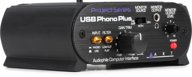 ART USB Phono Plus Phono Preamp & Audio Interface