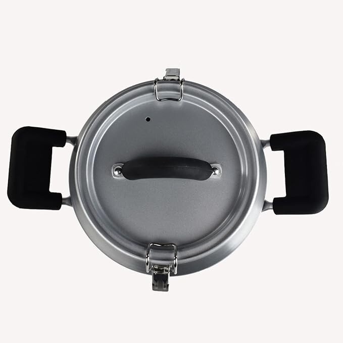 Cancooker Heavy-Duty Silicone Comfortable Handle And Latch Covers - Black