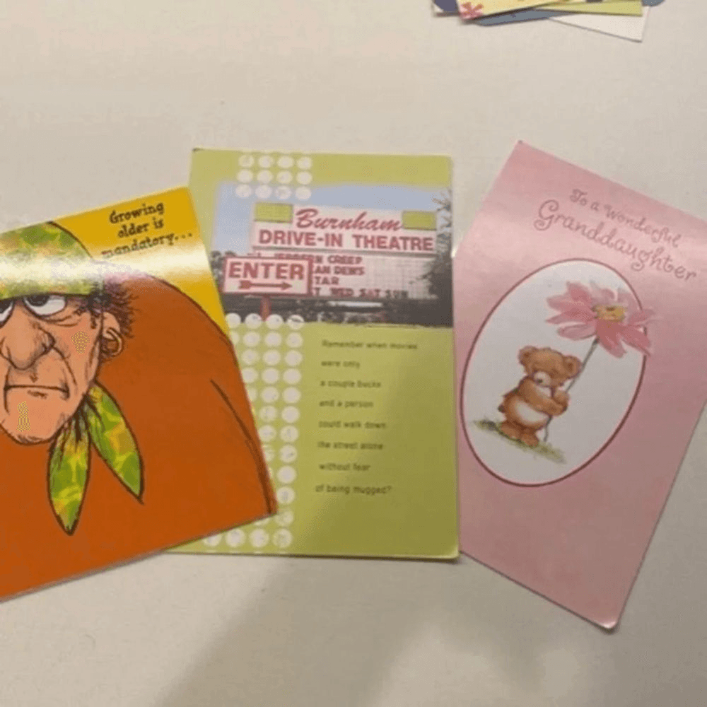 Assorted birthday Cards