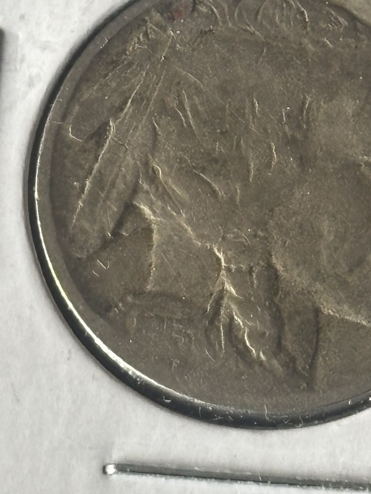 1913-D Buffalo Nickel Type 2 Flat Ground
