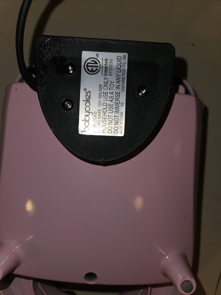 Babycakes Mini Cupcake Maker – Pink, Tested & Working