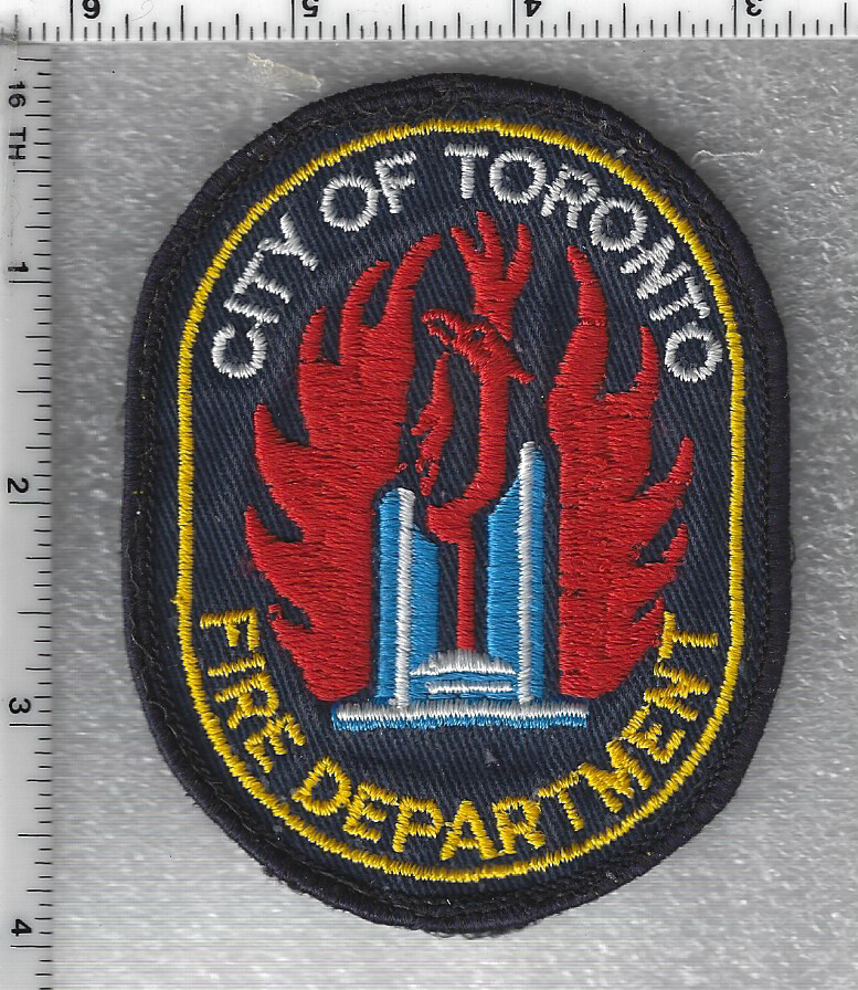 Toronto Fire Department (Ontario, Canada) Uniform Take-Off Shoulder Patch