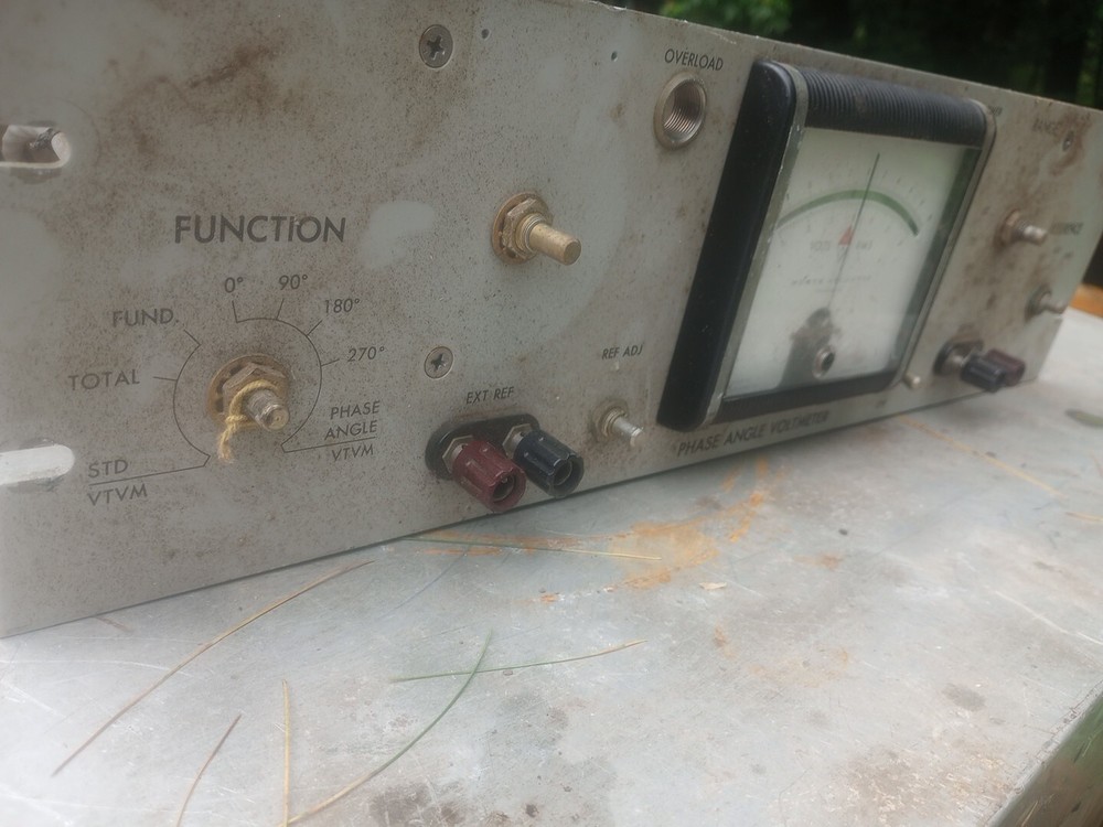 Vintage Phase Angle Voltmeter