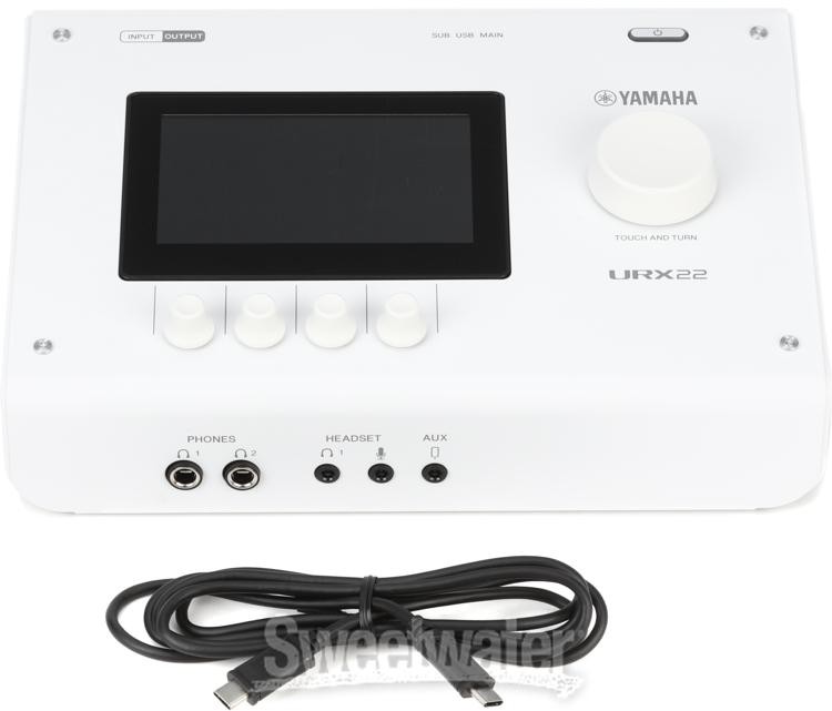 Yamaha URX22 USB-C Audio Interface - White
