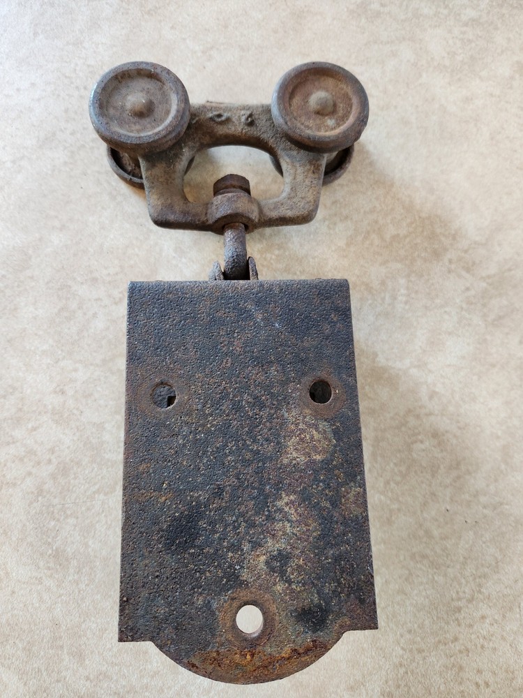 Vintage Barn Door Roller, Working Antique (One)